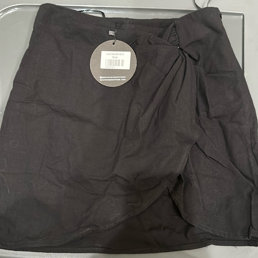 Mini wrap skirt